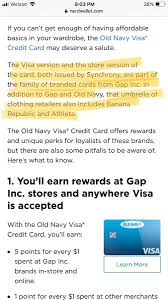 Why get the old navy visa card? Can I Use An Old Navy Credit Card Anywhere