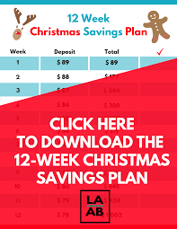 There is no order into which you have to follow for this saving for christmas chart. 12 Week Christmas Savings Plan Save 1 000 By Christmas Life And A Budget