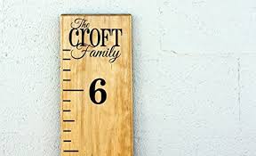 Family Name Diy Vinyl Growth Chart Ruler Decal Kit