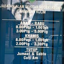 ▪laman instagram rasmi▪ aduan hotline: Jabatan Alam Sekitar Kulim