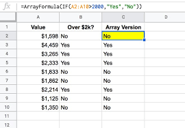 How Do Array Formulas Work In Google Sheets Get The Lowdown Here