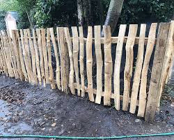 A rustic trellis is one of most beautiful ways to enhance and create a portal into the garden. Bespoke Fencing Oak Cedar Half Round Solid Tatton Fencing Cheshire