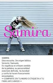 Nombres De Ninas Significado Del Nombre Samira Nombres De Ninas Nombres De Bebes Significados De Los Nombres