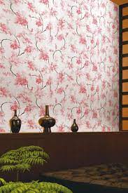 東リ壁紙power1000 japan wvp2036 優しい和柄の花模様 淡いピンクの花柄クロス 壁紙 東リ インテリア