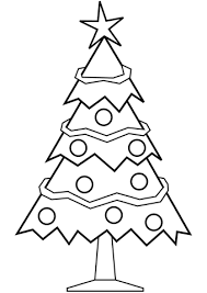 Arbol De Navidad Para Colorear E Imprimir