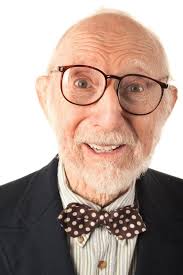 Closeup Foto Von Verblüffendem Coolen Look Opa-Mann Mit Stilvollem Bart Kam  Zu X-mas Party Tragekleidung Hipster Tartan Kostüm Ou Stockbild