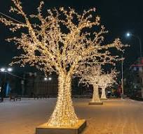 Christmas Twig Tree Decoration Metal Iron LED Motif Lights Street Shopping  Mall Decors Custom Waterproof Landscapes