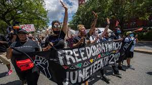Since then, black americans have marked june 19th — or juneteenth — with picnics, parades, and fireworks displays. Juneteenth Amid Nationwide Rallies And Celebrations More Cities States And Universities Designate It An Official Holiday Cnn