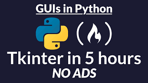 The gui development with python and tkinter course on udemy is a great course and costs only a few bucks. Learn How To Use Tkinter To Create Guis In Python