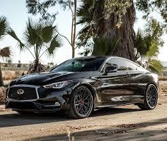 Infiniti Q60 3 0t With Some New Shoes From Vorsteiner These Are The V Ff 107 Model Finished In Carbon Graphite Measurin Infiniti Slammed Cars Best Luxury Cars