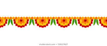 Flower Toran Images Stock Photos Vectors Shutterstock Flower Illustration Garland Decor Diwali Holiday