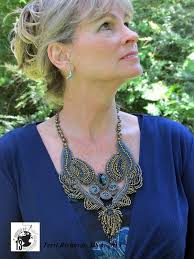 Mac McCall "Blue Moonlight" brooch details