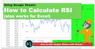 How To Calculate Rsi In Google Sheets Or Excel Stock Trader Jack Google Sheets Excel Rsi