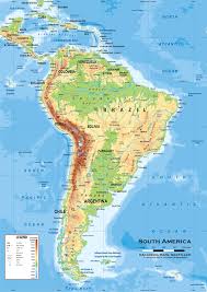 Map Of Latin America South America Physical And Political South America Map South America South America Travel