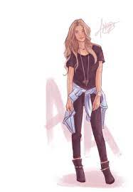 Modern Aelin Throne Of Glass Character Design Inspiration Female Character Design