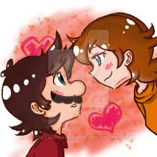 Mario X Daisy Thing By Cherryberrybonbon Deviantart Com On Deviantart Kawaii Anime Anime Art