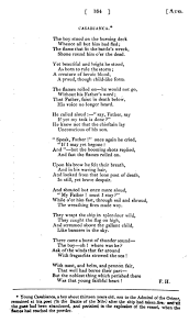 Casabianca By Felicia Hemans Poems Words Quotes