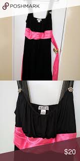 Trixxi Black Dress With Pink Sash Gorgeous Black Dress Clothes Design Trixxi Dress