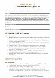 Here is the best software engineer resume sample to land more job interviews. Associate Software Engineer Resume Samples Qwikresume