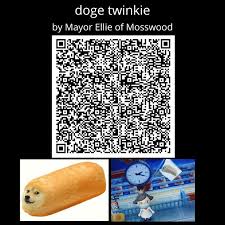 Animal Crossing Qr Code Doge Twinkie Pattern Animal Crossing Animal Crossing Qr Pattern