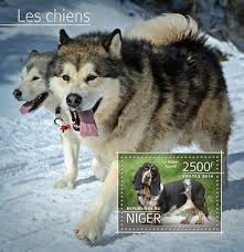 Niger 2014 Postzegels Honden