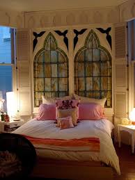The Church Bed Remodel Bedroom Window Headboard Decor
