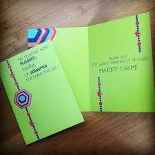 Stitch the beads where ever need be. Issuu Vibrance Designs Diy Rakhi Cards Rakhi Cards Raksha Bandhan Cards