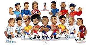 Worldcup Russia 2018 Mascotization Project Football Players Football Drawing Football