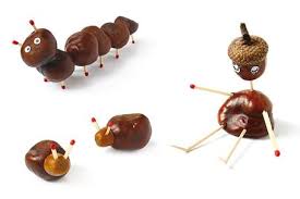 Witzige Kastanien Figuren Mit Bildern Kastanien Basteln Basteln Basteln Mit Kleinkindern Herbst