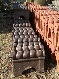 Can be worked to suit any edging shape. Z Sold Out Restoration Victorian Rope Top Dark Blue Brown Garden Edging Tiles Warwick Reclamation