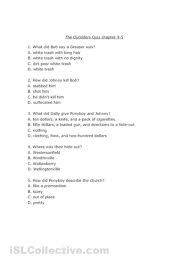 The Outsiders Quiz The Outsiders Quiz The Outsiders Outsiders Lesson Plans