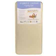 Naturepedic Organic Cotton Cradle Mattress Pad Cradle Mattress Naturepedic Mattress Pad