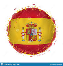Todas las noticias que hemos publicado sobre selección españa > página 1. Ilustracion Acerca La Bandera Redonda Del Grunge De Espana Con Salpica En Color De La Bandera Ilustracion Del Vector Ilustraci Bandera Espana Banderas Bandera