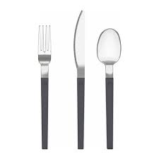 ostron 12 piece flatware set gray ikea service de couverts ikea vaisselle