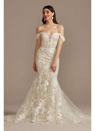Order in the next h m s for. Embellished Lace Swag Sleeve Petite Wedding Dress David S Bridal