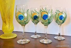 Just done diy candle holder for christmas. 15 Painted Wine Glass Projects To Use At Diy Gifts