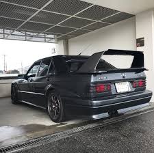 Mercedes W201 Evolution 2 Rolling On Some Ce27 S That S German Car Perfection Even For A Jdm Guy Like Me W201 W20 Mercedes Benz Cars Mercedes Benz 190e Benz