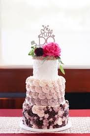 Black And White Ombre Cake Dusty Rose And Burgundy Waterfront Vow Renewal Yacht Starship Wedding Cake Centerpieces Wedding Cake Options Tiered Wedding Cake