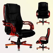 Vintage Leather Office Chair Wood Executive High Back Home Computer Desk Mat Set Computer Desks For Home Best Office Chair Retro Office Chair