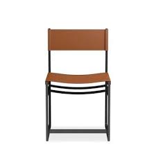 Navarro Metal Chair Williams Sonoma Metal Chairs Metal Side Chair Leather Dining Chairs