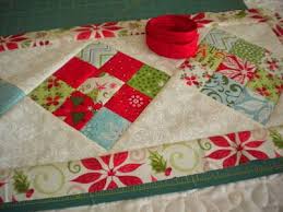 A Quilt Blog Scrappy 9 Patch Table Runner Tutorial Table Runner Tutorial Table Runner Pattern Christmas Runner
