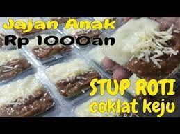 Jajanan Anak Sekolah 1000an Stup Roti Coklat Keju Dilengkapi Perhitungan Modal Bahan Youtube Makanan Rotis Makanan Ringan Gurih