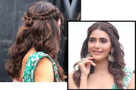 Any woman with thick hair to choose a short hairstyle that will suit her. Best 11 Celebrity Hairstyle For Saree Be Beautiful India