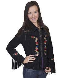 Scully Embroidered Zip Up Suede Jacket In 2021 Women Jackets For Women Blouses For Women