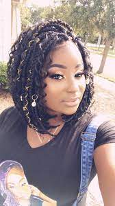 I Wanna Do Same Boxbraidshairstyles Short Box Braids Hairstyles Bob Braids Hairstyles Braids With Curls