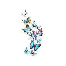 Make your own custom stickers & print online today. 12pcs 3d Butterfly Stickers Card Making Stickers Wall Stickers 3d Crafts Butterflies Blue Buy Online In Botswana At Desertcart 48452565