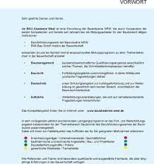 Arbeitsvertrag nrw bauwirtschaft / bauverbande nrw e v from i1.wp.com das baugewerbe ist der zweitgrößte teilbereich des produzierenden zur vorbereitung auf zukünftige herausforderungen hat die bauwirtschaft den schonenden umgang mit. B A U A K A D E M I E W E S T Pdf Free Download