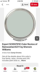 Here are some pictures of the colors in different rooms (with widely different results based on lighting). Paint Sample Sherwin Williams Rainwashed For Sale In Lynnwood Wa Offerup