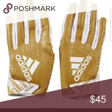 Adidas Black And Gold Football Gloves New Gloves Adidas Men 2 Prs Football Glove Adidas Men Football Gloves Adidas