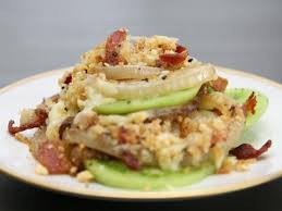 Green Tomato And Vidalia Onion Gratin Recipe Green Tomato Recipes Food Network Recipes Vidalia Onions